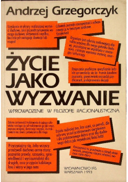 Życie jako wyzwanie