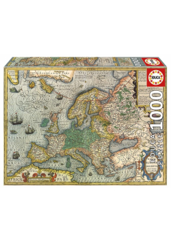 Puzzle 1000 Stara mapa Europy