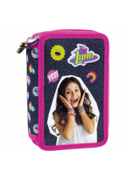 Piórnik trójkomorowy z wyposażeniem Soy Luna 12