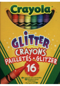 Kredki brokatowe Crayola 16 kolorów