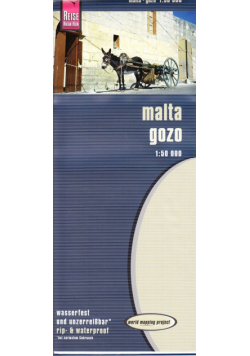 Malta Gozo mapa 1:50 000