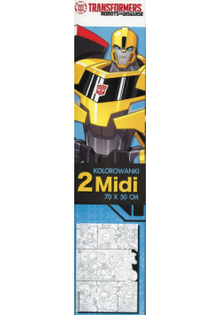 Kolorowanka midi Transformers