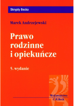 Prawo rodzinne i opiekuńcze