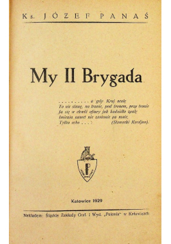 My II Brygada 1929 r.