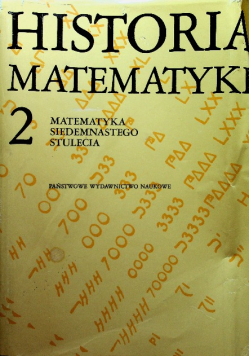 Historia matematyki Tom  2