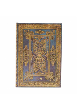 Kalendarz Paperblanks 2025 Blue Luxe Midi Dzienny