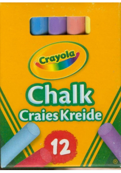 Kreda Crayola niepyląca kolorowa 12 szt
