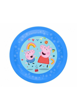 Talerz wielokrotnego użytku Świnka Peppa 21cm