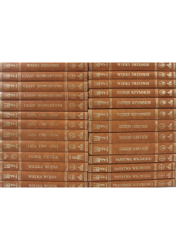 Wielka Historja Powszechna reprinty z ok 1937 r. 26 Tomów