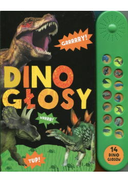 Dino głosy Książeczka dźwiękowa