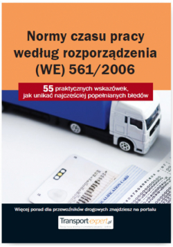 Normy czasu pracy kierowcy według rozporządzenia (WE) 561/2006.