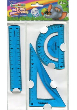Zestaw geometryczny 3 części 15 cm Bambino flexi