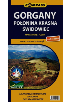 Gorgany Połonina Krasna Świdowiec mapa turystyczna 1:50 000