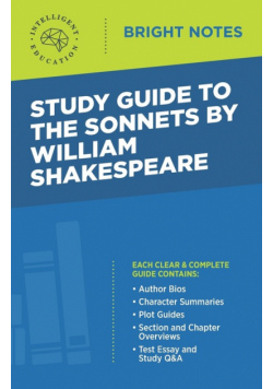 Study Guide to The Sonnets by William Shakespeare