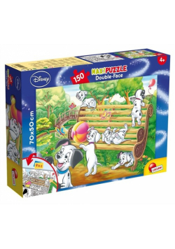 Puzzle dwustronne maxi 101 Dalmatyńczyków 150