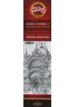 Ołówek grafitowy 1500/2H  12 sztuk