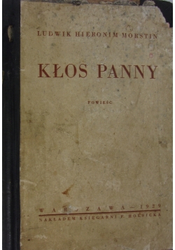 Kłos panny, 1929
