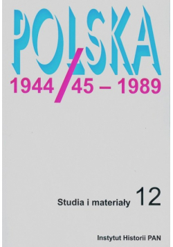 Polska 1944/45 - 1989