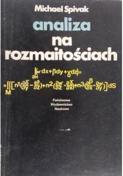 Analiza na rozmaitościach
