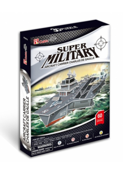 Puzzle 3D Aircraft Carrier Charles de Gaulle