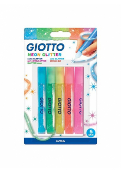 Klej brokatowy Neon 5x 10,5ml