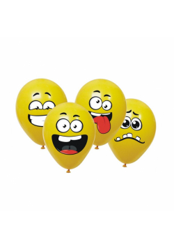 Balony Buźki zrób to sam 4 wzory 6szt