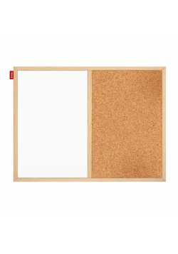 Tablica Duo korkowa i suchościeralna magnetyczna