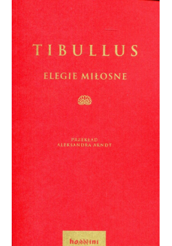 Tibullus Elegie miłosne