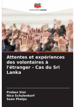 Attentes et expériences des volontaires à l'étranger - Cas du Sri Lanka