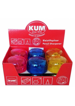Temperówka KUM Ice z pojemnikiem display 12 sztuk