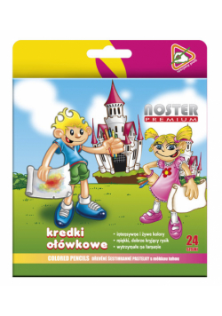 Kredki ołówkowe 24 kolorów