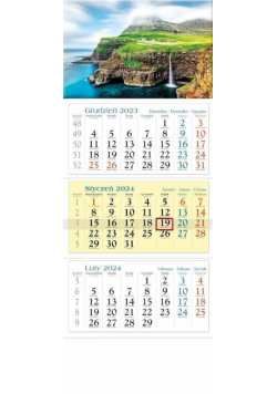Kalendarz 2024 KT08 Klif trójdzielny