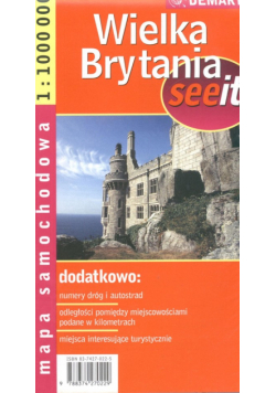 Wielka Brytania 1:1 000 000 mapa samochodowa