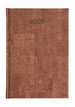 Kalendarz 2025 dzienny A5 Cork MIX