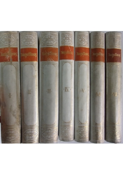 Auguftinus, zestaw 7 książek, 1911r