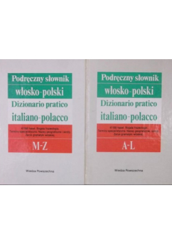 Podręczny  słownik polsko włoski Tom 1 i 2