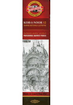 Ołówek grafitowy 12 sztuk 1500/5B