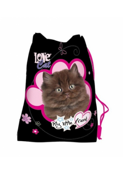 Worek na obuwie My little friend Love cat