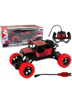 Auto Terenowe R/C 1:18 zdalnie sterowane czerwone