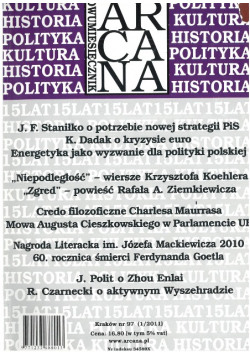 Arcana Kultura Historia Polityka Nr 97 / 11
