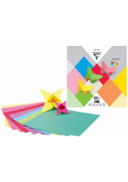 Papier origami 20x20cm mix 10 kolorów 100 arkuszy