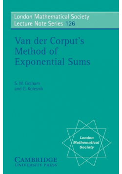 Van Der Corput's Method of Exponential Sums