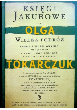 Tokarczuk Olga - Księgi Jakubowe
