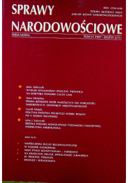 Sprawy Narodowościowe Tom V Zeszyt 1 /1996