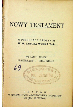 Nowy Testament 1936 r.