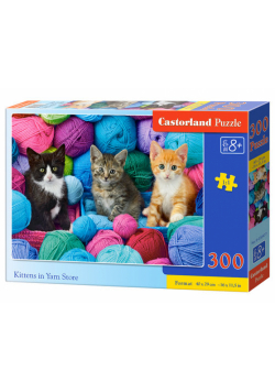 Puzzle Kittens in Yarn Store 300