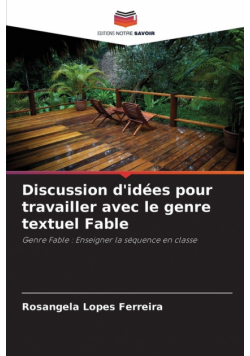 Discussion d'idées pour travailler avec le genre textuel Fable