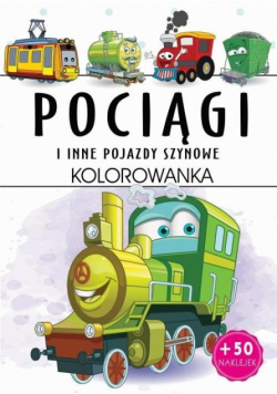 Pociągi - kolorowanka