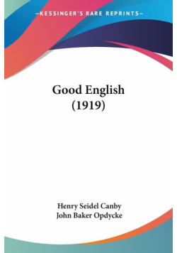 Good English (1919)