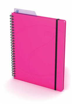 Kołonotatnik Oxford A5 60 kartek w kratkę Beauty Multi-Tasker różowy